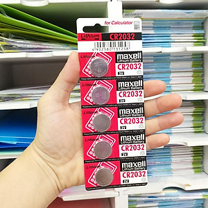 Vỉ 5 Pin Đồng Tiền Maxell 2032