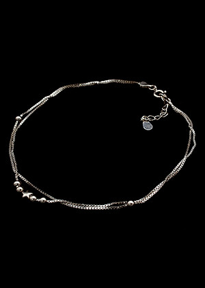 Lắc Chân Nữ Bạc Ý Bạc Hiểu Minh LC161 Ngôi Sao