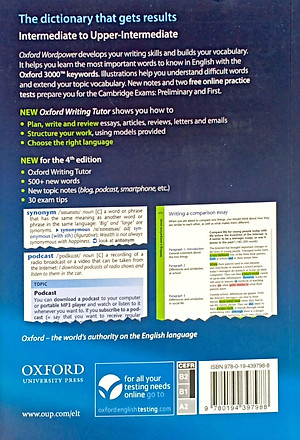 Sách Oxford Wordpower Dictionary (4th Edition)