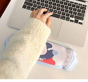 Miếng Kê Tay Bàn Phím, Đệm Lót Chuột Mouse Pad Thỏ Kẹo Ngọt_ Hàng Chính Hãng
