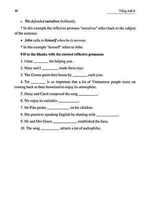 Sách Ôn Luyện Tiếng Anh Lớp 8 Theo Hướng Ứng Dụng Thực Tế
