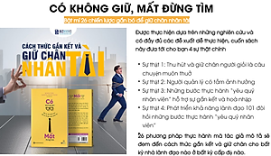 Sách Bizbooks - Có không giữ, mất đừng tìm: Bật mí 26 chiến lược gắn bó để giữ chân nhân tài