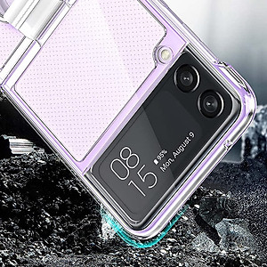 Ốp lưng chống sốc trong suốt kèm iring cho Samsung Galaxy Z Flip 4 hiệu Likgus Cover Ring (chất liệu cao cấp, thiết kế iring chống rơi rớt) - hàng nhập khẩu