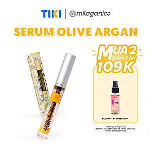 Serum dưỡng mi từ dầu nguyên chất (dừa, olive, argan) hiệu quả sau 3 tuần MILAGANICS 5ml (tuýp)