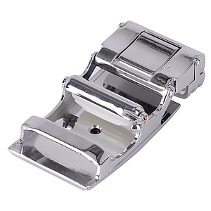 HJ9209-10-11-12 - Đầu khóa da cá sấu Huy Hoàng 3,5 phân đầu trắng màu đen, nâu đất, vàng, nâu đỏ