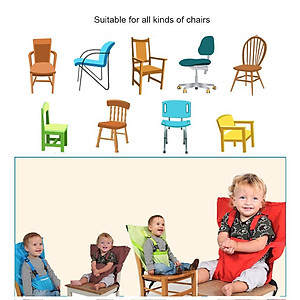 Gấp di động Ghế Ngồi Ghế ăn Túi Trẻ Em Bao Ghế Cho Bé Sơ Sinh An Toàn Dây Đai Cho Bé Ăn Ghế Cao Cấp Cho Bé