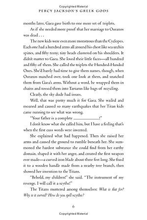 Percy Jackson's Greek Gods