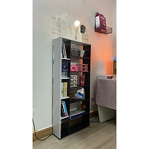 Kệ Sách, Giá Sách 6 Tầng Trang Trí, Decor Phòng Phong Cách Bắc Âu Thương Hiệu Gosashi - KS6Tang