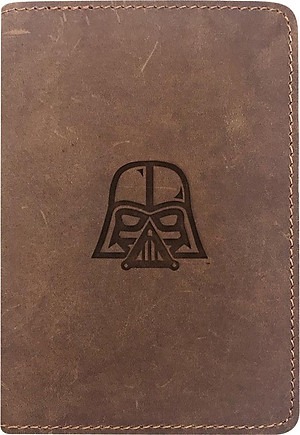 Mua Bao Da Hộ Chiếu Passport Cover Da Sáp Khắc Hình Star Wars