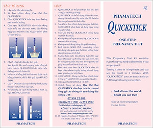 Que thử thai nhanh QuickStick (Hộp 1 cái)