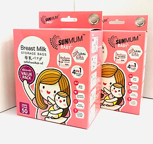 Combo 2 hộp túi trữ sữa Sunmum Thái Lan