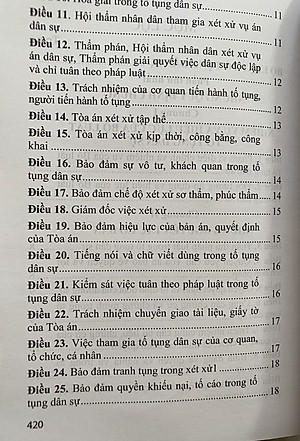 Bộ Luật Tố Tụng Dân Sự ( Được Sửa Đổi, Bổ Sung Năm 2019,2020, 2022  )