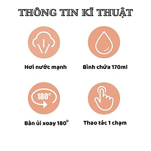 Bàn là hơi nước cầm tay SOKANY SK-11045 công suất lớn 1200W, là siêu phẳng, siêu nhanh, nhỏ gọn tiện lợi cho cả gia đình -HÀNG CHÍNH HÃNG