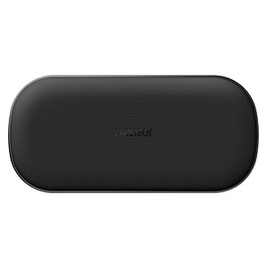 Đế sạc nhanh không dây Qi 2 in 1 cho điện thoại cho iPhone và tai nghe cho Apple Airpods 2 hiệu CHOETECH HPK-T535-S công suất 10W sạc cùng lúc 02 thiết bị - Hàng chính hãng