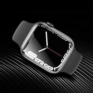 Miếng dán màn hình GOR cho Apple Watch Series 7 / Apple Watch Series 8 / Apple Watch Series 9 Size 41mm / 45mm (Hộp 3 Miếng) - Hàng Nhập Khẩu