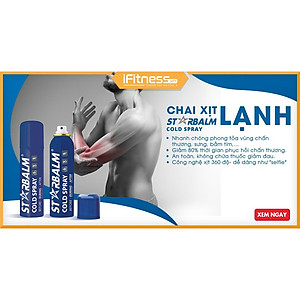 Chai xịt làm lạnh Starbalm - Hà Lan 150ml