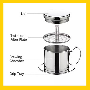 Phin Pha Cà Phê Inox Cao Cấp