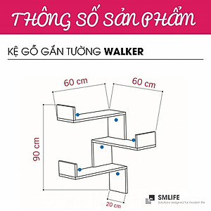 Kệ trang trí mini tiện dụng SMLIFE Walker