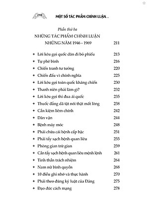 Một số tác phẩm chính luận tiêu biểu của Chủ tịch Hồ Chí Minh - bản in 2025