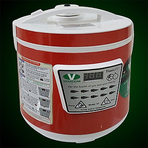 Máy làm tỏi đen VIAICOM V7 Đỏ - Công nghệ Nhật Bản - Hàng chính hãng