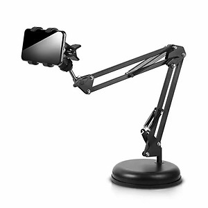 Giá Đỡ Điện Thoại Khung Kim Loại Xoay 360 độ, Chân Đế Chống Lật, Tùy Chỉnh Nhiều Góc Độ, Dùng Để Livestream, Giải Trí, Học Online - HÀNG CHÍNH HÃNG