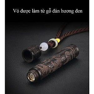 Hộp Quẹt Điện Thổi Chiết Hỏa Từ Kiểu Phim Kiếm Hiệp Độc Đáo Chạm Khắc Tinh Xảo, Bật Lửa Thổi Chiết Hỏa Tử Gỗ Đàn Hương Kèm Cáp Sạc