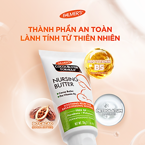 Kem bôi ngăn ngừa nứt nẻ đầu hoa, cổ gà và giảm đau đầu hoa Palmer's 30g