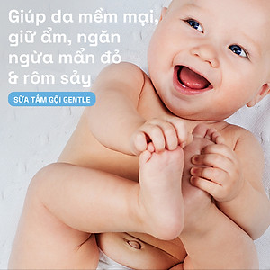 Combo 2 Sữa tắm gội dịu lành cho bé Cetaphil Baby Gentle Wash & Shampoo 230ml/chai