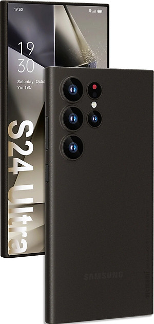 Ốp lưng lụa cho SamSung Galaxy S24 Ultra 5G chính hãng Memumi siêu mỏng, chống vân tay, bảo vệ camera sau - Hàng chính hãng