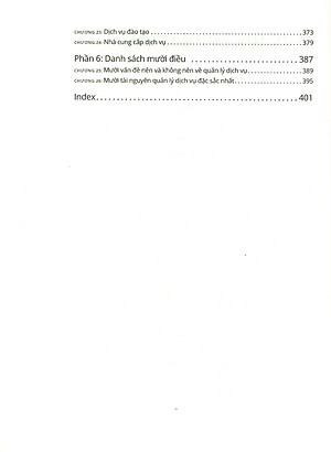 Sách Quản lý dịch vụ for Dummies
