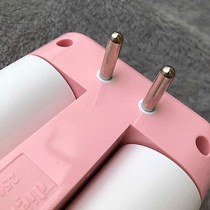 Ổ cắm Xoay 90° Điện Quang ĐQ ESK RT 6GW (6 lỗ, màu xanh lá trắng)