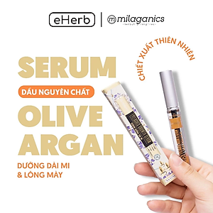 Serum dưỡng mi từ dầu nguyên chất (dừa, olive, argan) hiệu quả sau 3 tuần MILAGANICS 5ml (tuýp)