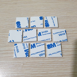 Combo 10 miếng dán keo 2 mặt xốp siêu dính