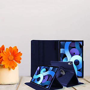 Bao da cho iPad Air 4 10.9 inch (2020) / Air 5 M1 10.9 inch 2022 xoay 360 độ hiệu HOTCASE (chống bụi chấm thấm tiện lợi. cơ chế Smartsleep) - Hàng nhập khẩu