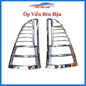 Ốp viền đèn pha hậu Innova 2006-2007-2008 mạ crom trang trí làm đẹp xe