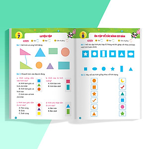 Sách Phiếu Luyện Toán Tư Duy Cùng Gấu Kiki 2. Làm Quen Với Hình Khối