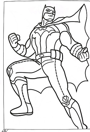 Sách Tô Màu Siêu Anh Hùng: Người Dơi