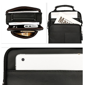 Túi đeo chéo nam DA BÒ THẬT phong cách mới  - BEE GEE DCN9240