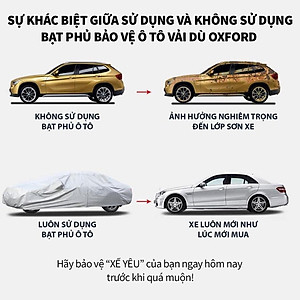  Bạt trùm xe ô tô 7 chỗ Mitsubishi Xpander vải dù oxford cao cấp áo trùm che, bạc phủ xe oto chống nóng,mưa,bụi