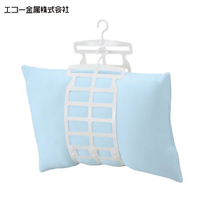 Combo 03 Móc phơi ruột gối, thú nhồi bông,... Echo Metal màu trắng - Nội địa Nhật Bản