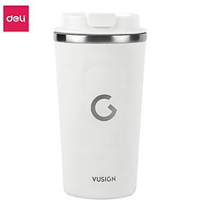 Cốc Giữ Nhiệt Nóng Lạnh Vusign Inox 304 Cao Cấp Viền Cao Su Cách Nhiệt Deli Dung Tích 510ml -Phù Hợp Cà Phê Trà Nước Ép Sinh Tố Đá Du Lịch Đi Học Tập Gym