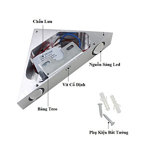 Đèn tường REZOS phong cách Bắc Âu hình Con Thoi siêu sáng, tiện dụng [ ẢNH THẬT 100%]
