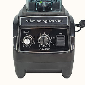 Máy Xay 1800W Sinh Tố Công Nghiệp Osako OS-1800 Đa Năng Công Suất Lớn Bộ 6 Lưỡi Dao Xay Tất Cả Các Loại Thực Phẩm-Hàng Chính Hãng