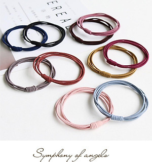 Hộp 20 dây cột tóc mẫu mới bền đẹp HD22