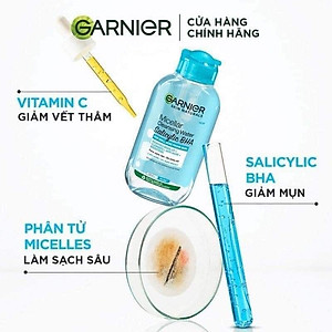 Nước Tẩy Trang Garnier Da Dầu Và Mụn 125ml