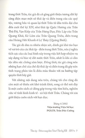 Sách Thái Ấp - Điền Trang Thời Trần (Thế kỷ XIII - XIV)