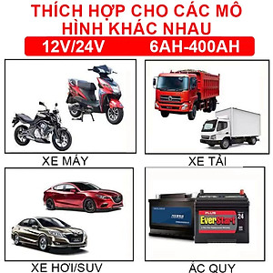 Sạc Bình Ắc Quy Ô Tô & Xe Máy Pluse 400A: Tính Năng Tự Động Ngắt, Khử Sufat Phục Hồi và Bảo Dưỡng Hiệu Quả