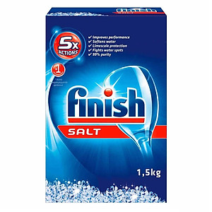 Muối rửa chén Finish Dishwasher Salt 1,5kg PTT017383