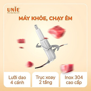 Máy xay thịt Unie UE226,dung tích 2.5L,thiết kế 4 lưỡi dao sắc bén,Công suất mạnh 300W Bảo hành 12 tháng HÀNG CHÍNH HÃNG