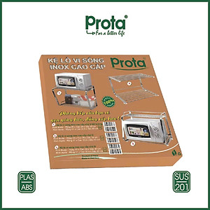 Kệ Lò Vi Sóng Inox Treo Tường Cao Cấp Loại Lớn Chắc Chắn Prota - PT-972